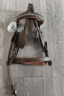 Ogłowie LUX zaprzęgowe pony